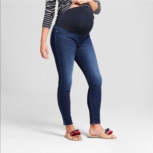 Oh! Mama Maternity dark wash jeans blue jeans‎ Sz M